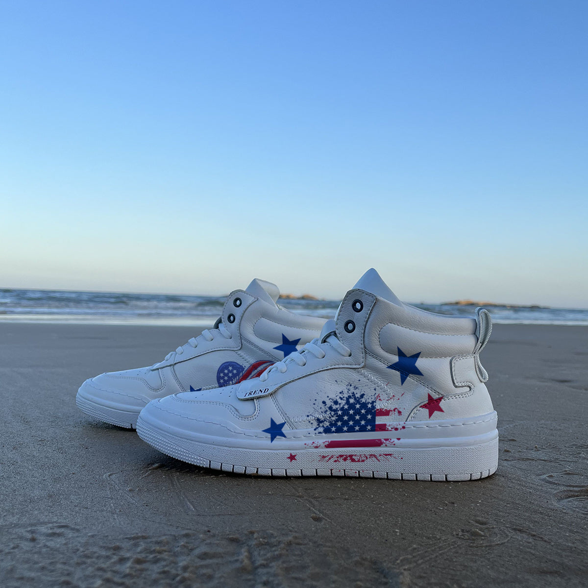 American Flag High Top Sneaker