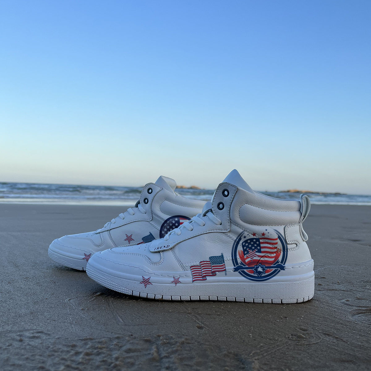 American Flag High Top Sneaker