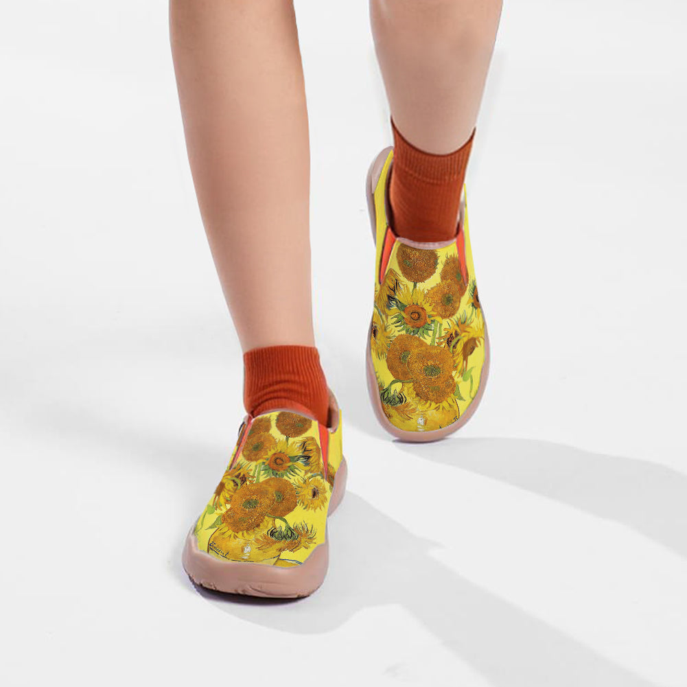 Van Gogh Sunflowers Slip On