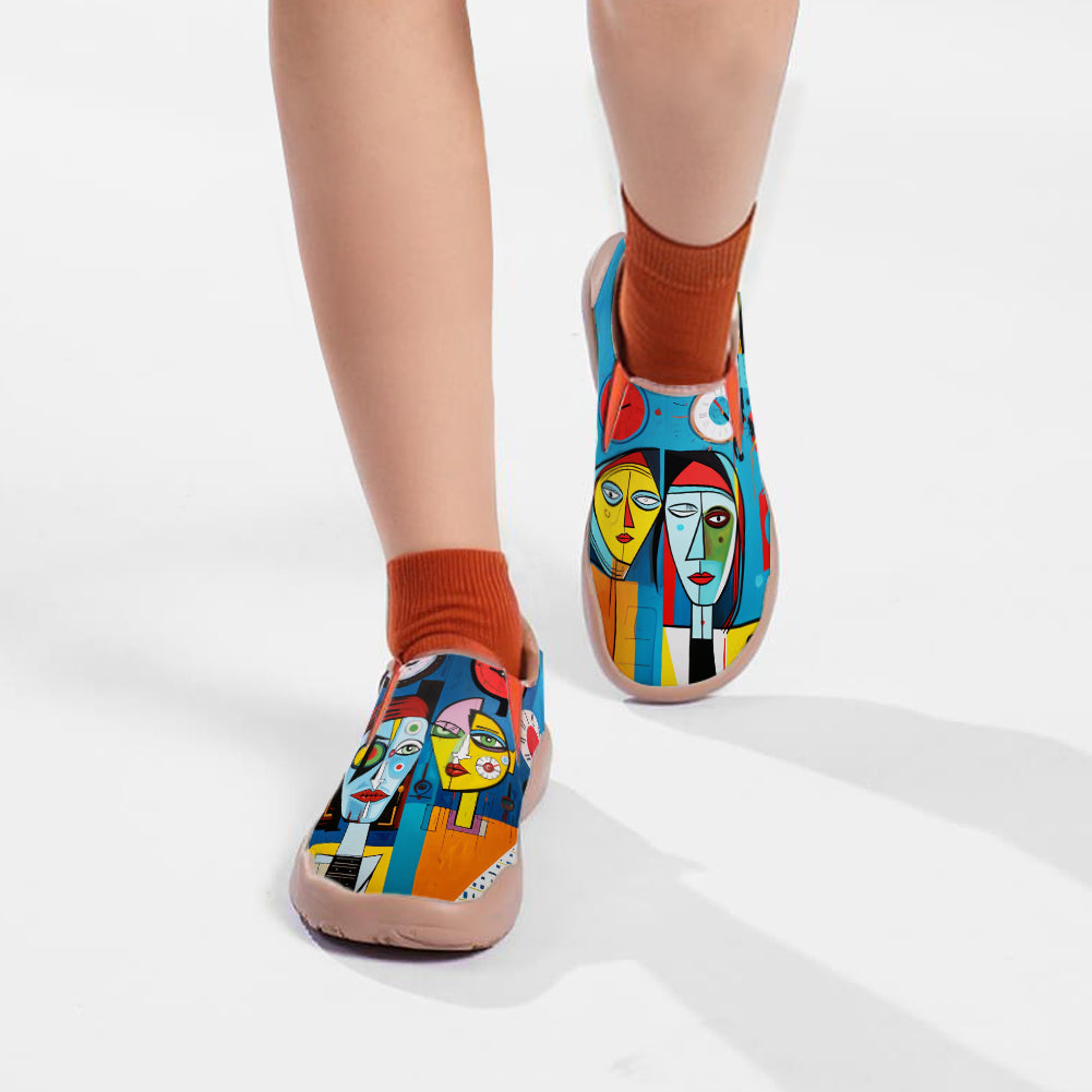 Abstract Figures Slip On