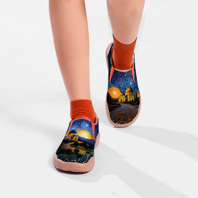 Starry Night Los Angeles City Slip On