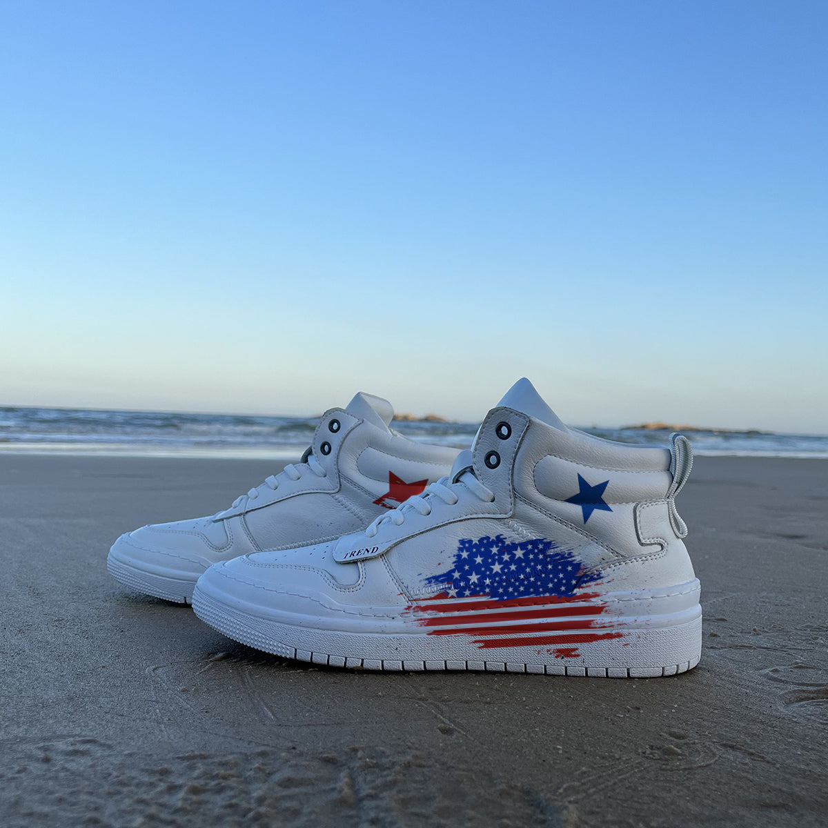 American Flag High Top Sneaker