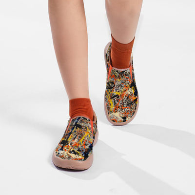 Jackson Pollock Blue Poles Slip On