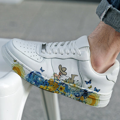 Oil Painting Butterfly Sneaker