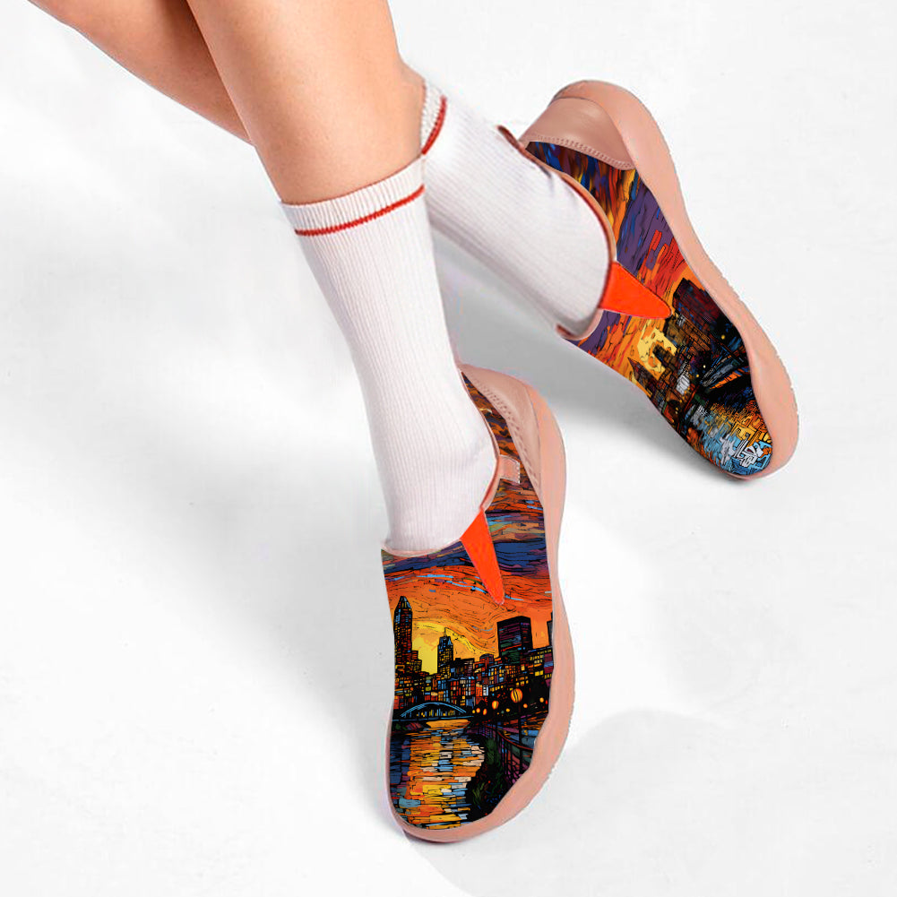 Graffiti Boston City Slip On