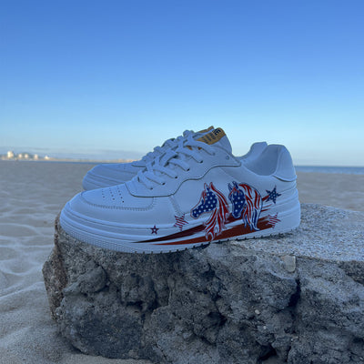 American Flag Low Top Sneaker