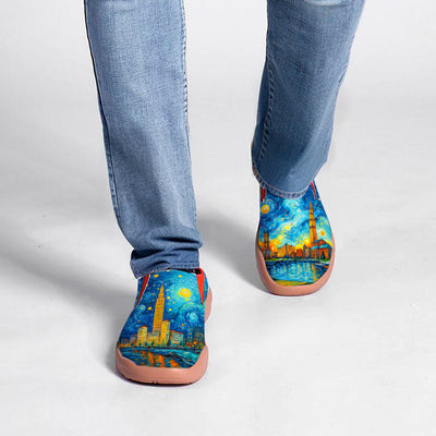 Starry Night Cleveland City Slip On