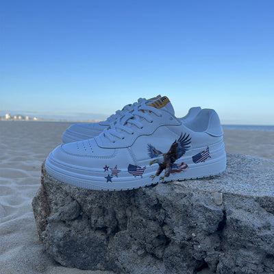 American Flag Eagle Low Top Sneaker