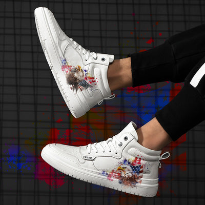 American Flag Eagle High Top Sneaker