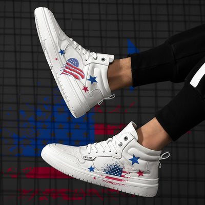 American Flag High Top Sneaker