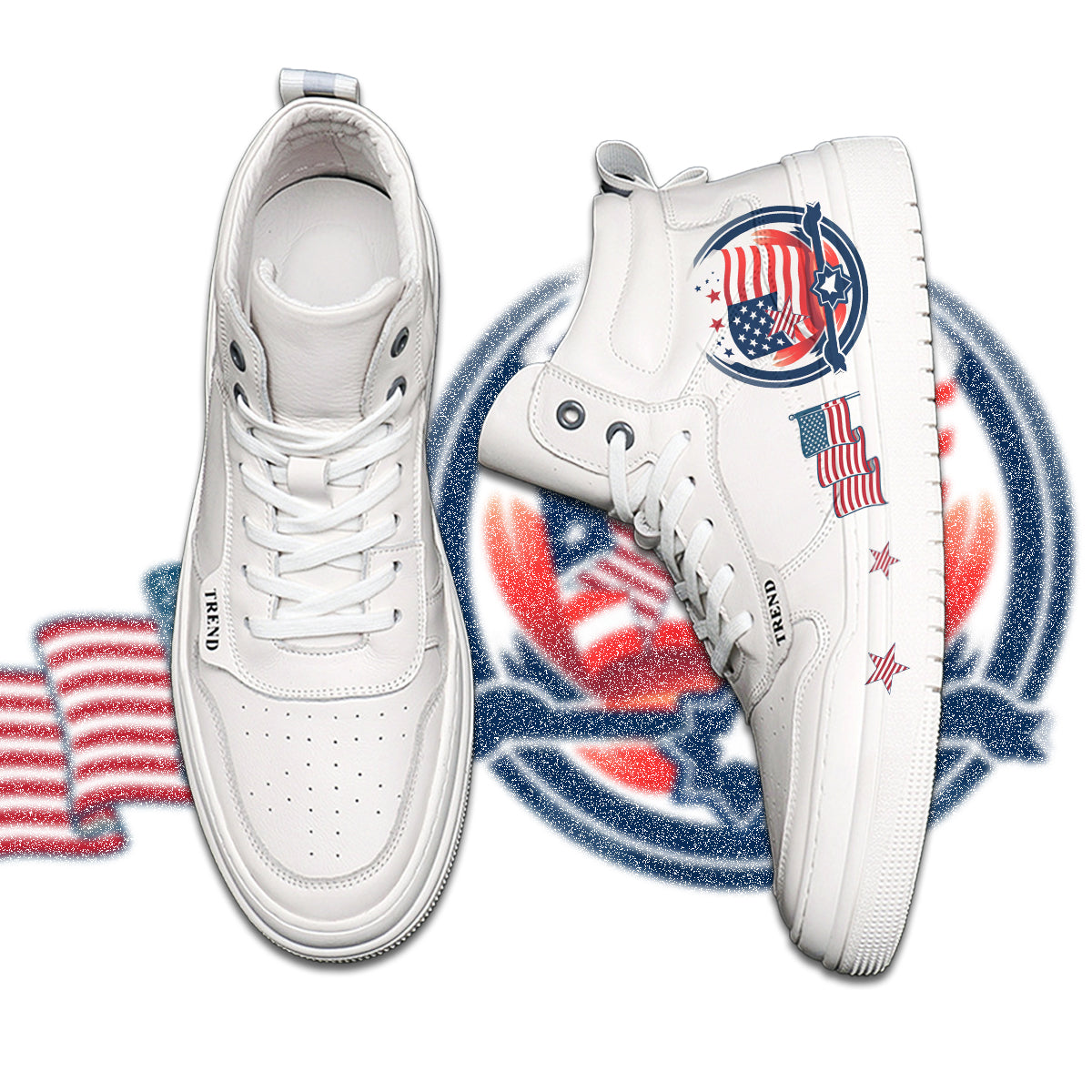 American Flag High Top Sneaker