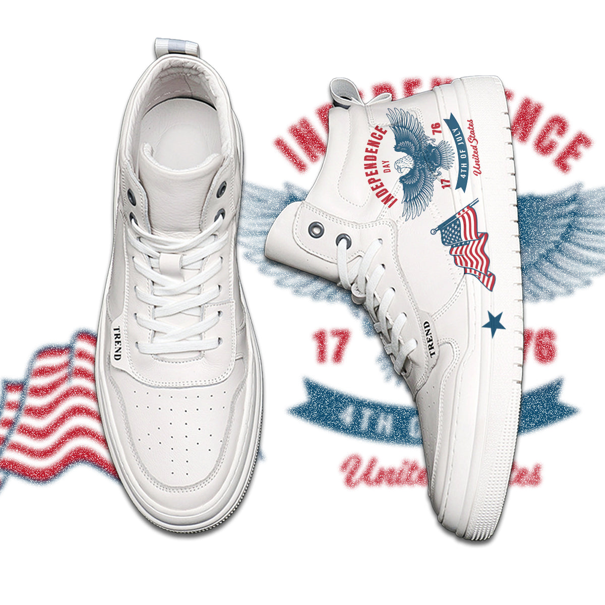 4th of July High Top Sneaker