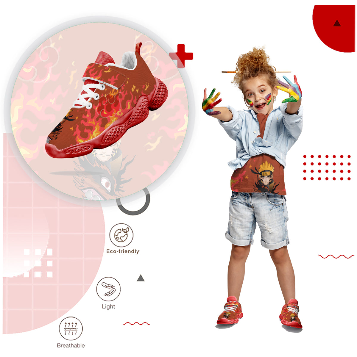 Uzumaki Kids Running Shoes