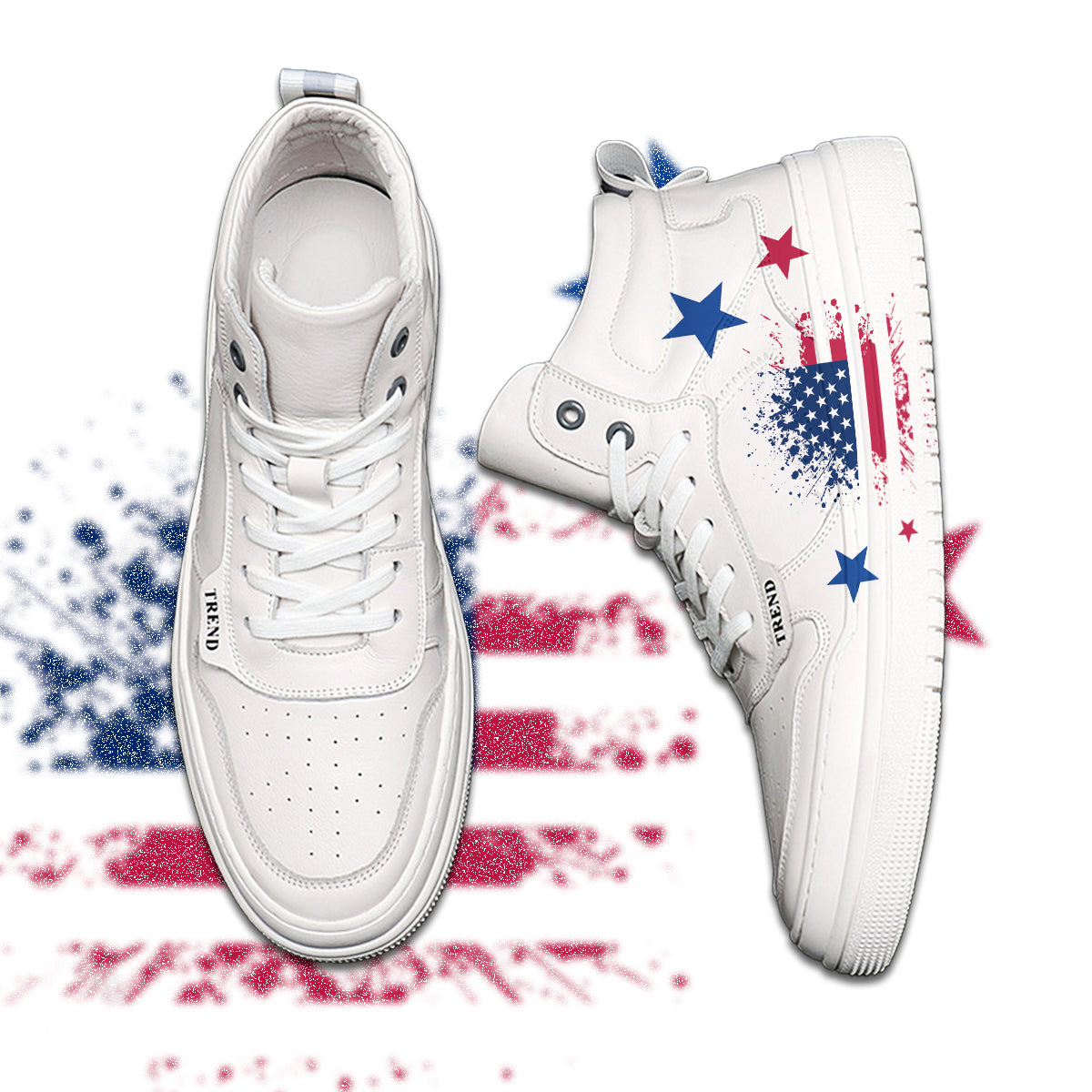 American Flag High Top Sneaker