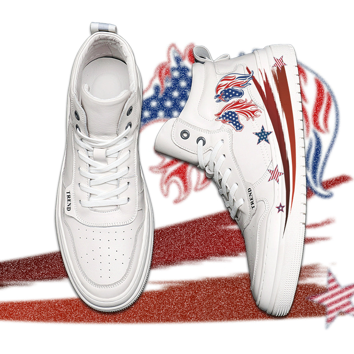 American Flag High Top Sneaker