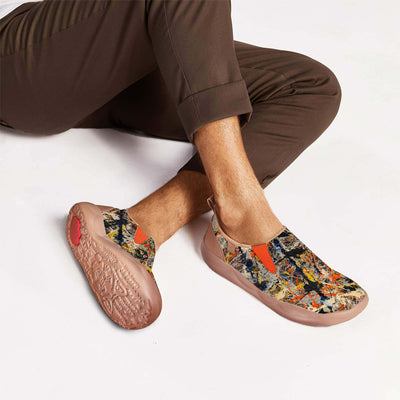 Jackson Pollock Blue Poles Slip On