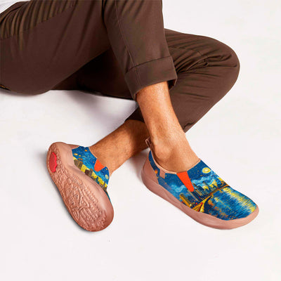 Starry Night Chicago City Slip On