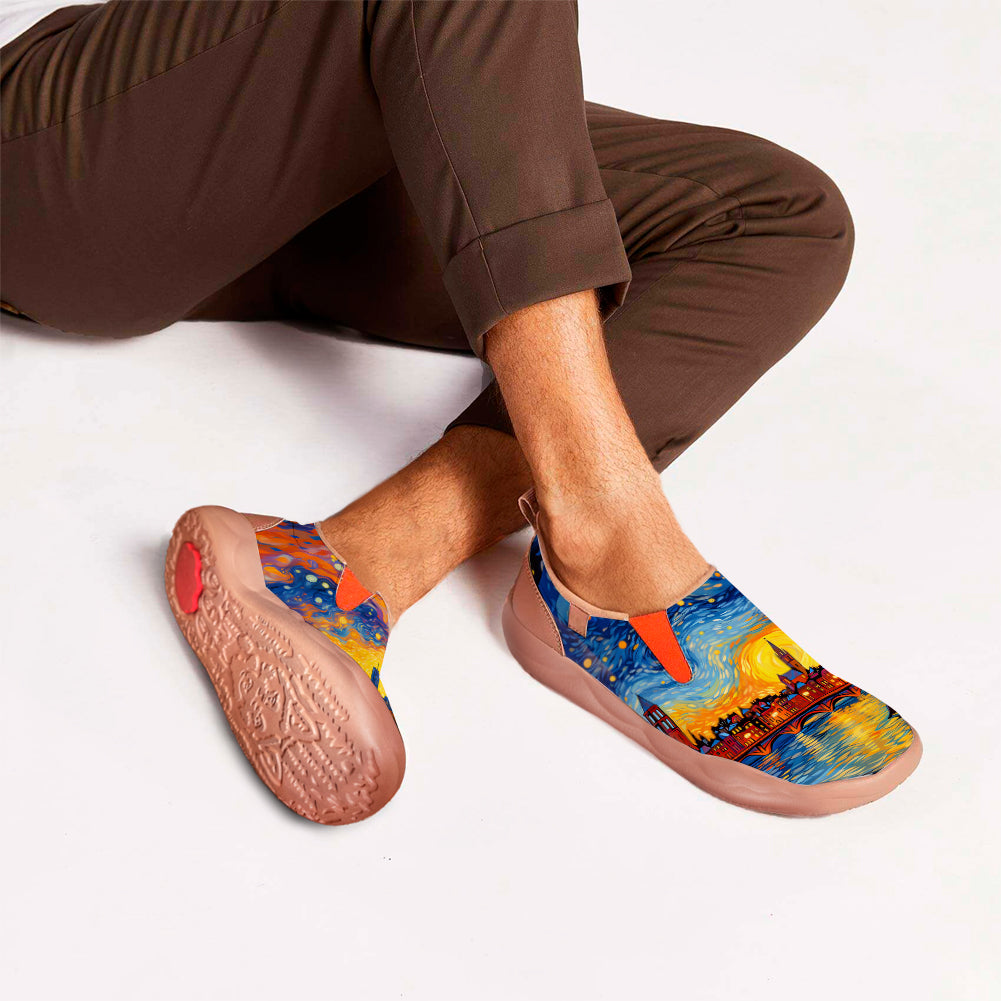 Starry Night Boston City Slip On