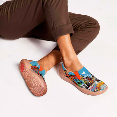 Graffiti Boston City Slip On