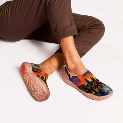 Graffiti Boston City Slip On