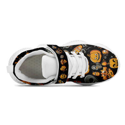 Halloween Pumpkin Kids Running Shoes