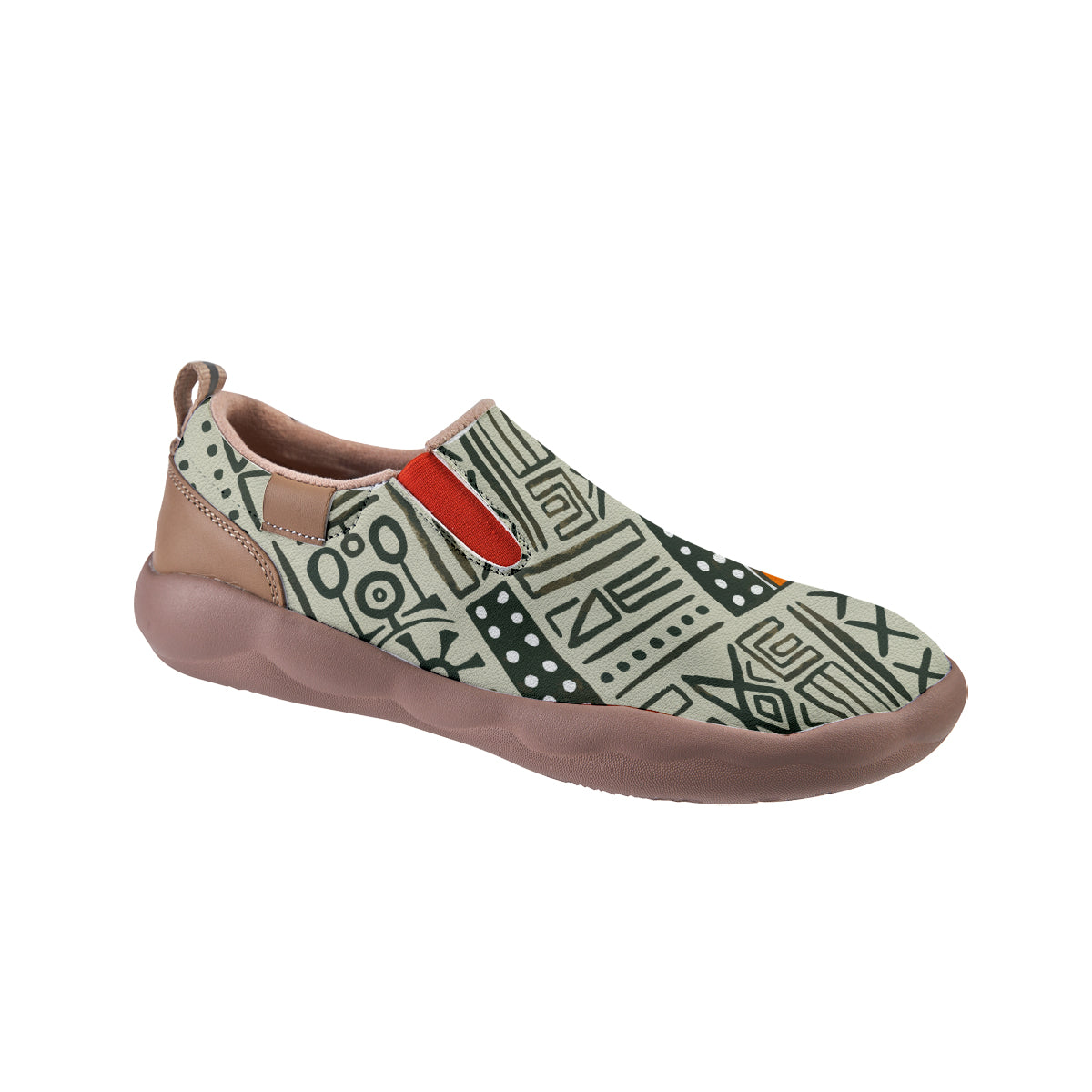 Vintage Texture Pattern Slip On