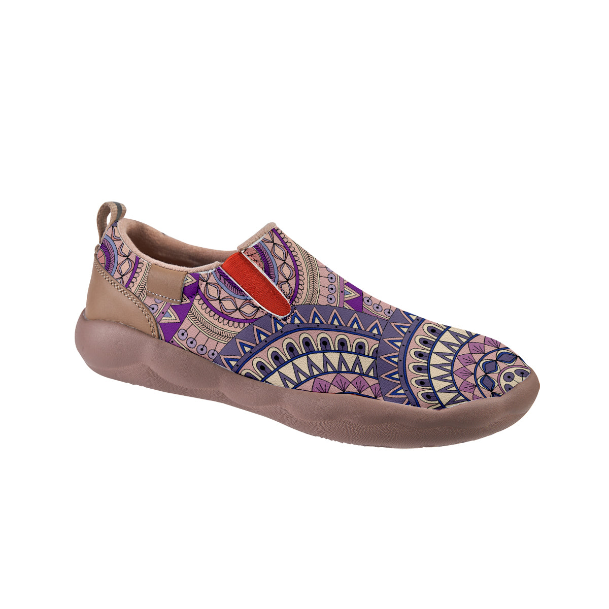 Purple Mandala Slip On