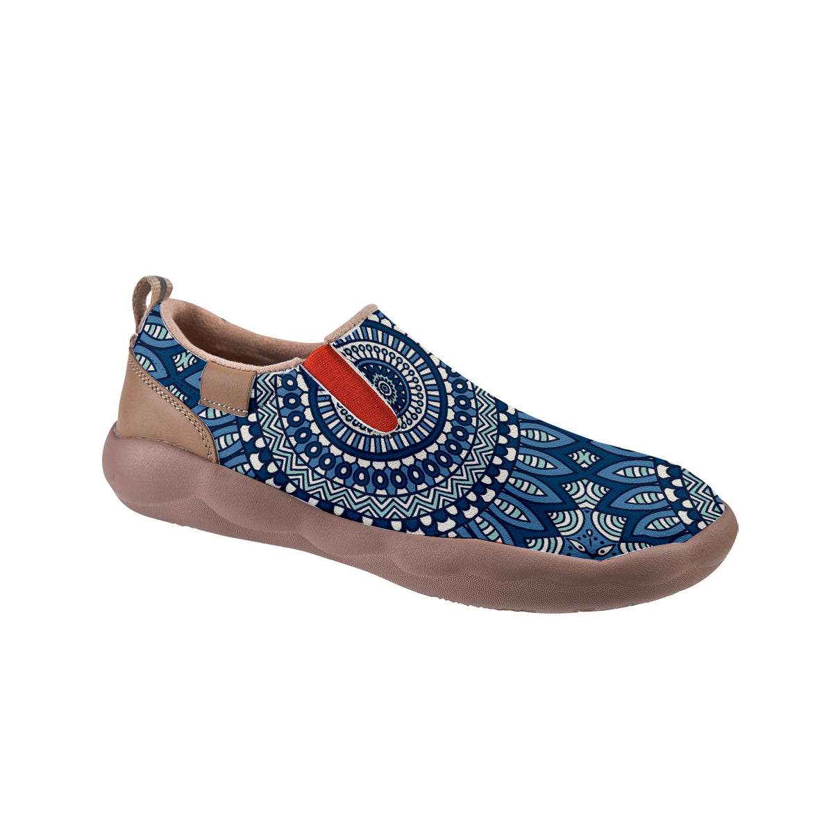 Blue Mandala Slip On