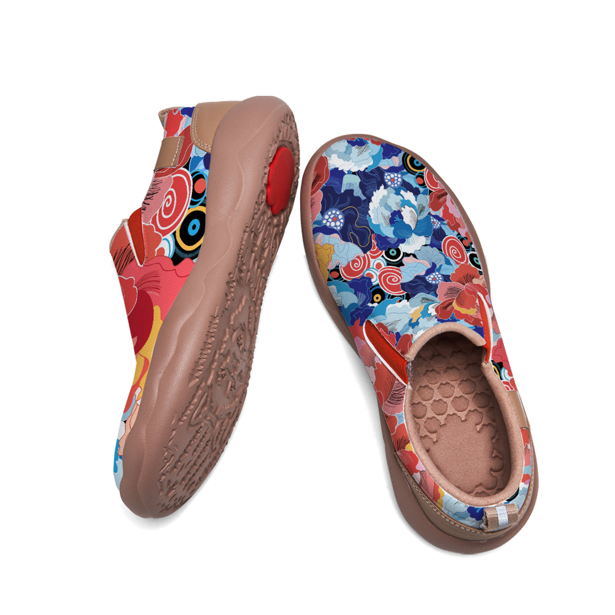 Peony Flower Slip On