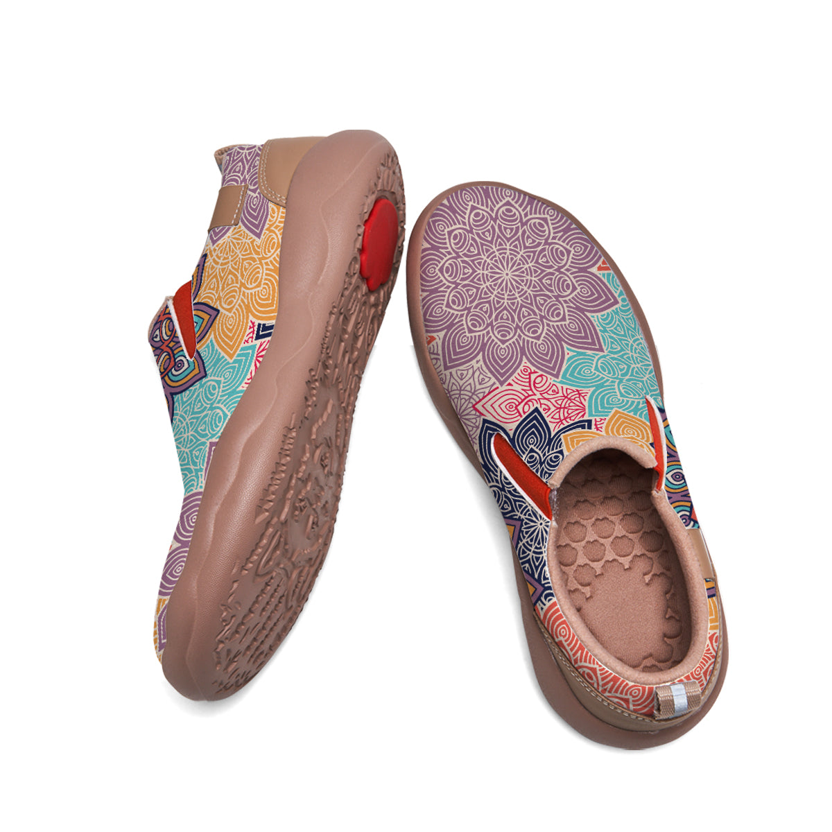 Colorful Mandala Slip On