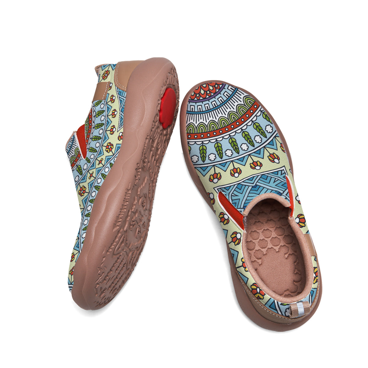 Color Mandala Slip On