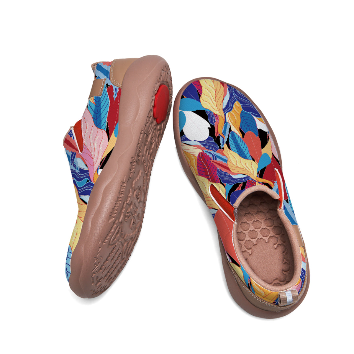 Colorful Leaves Slip On