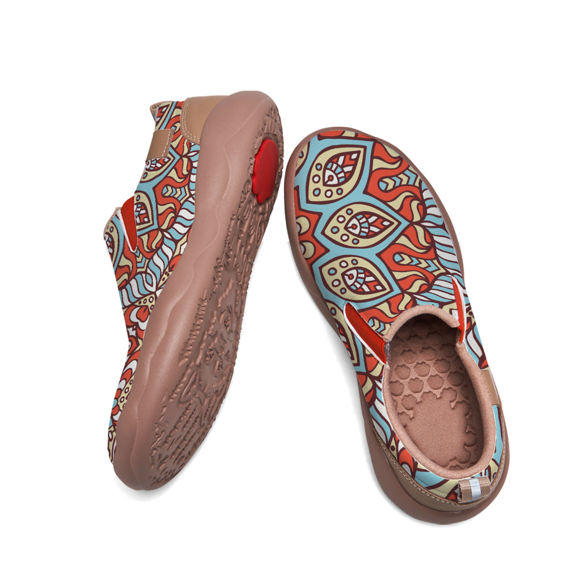 Color Mandala Slip On