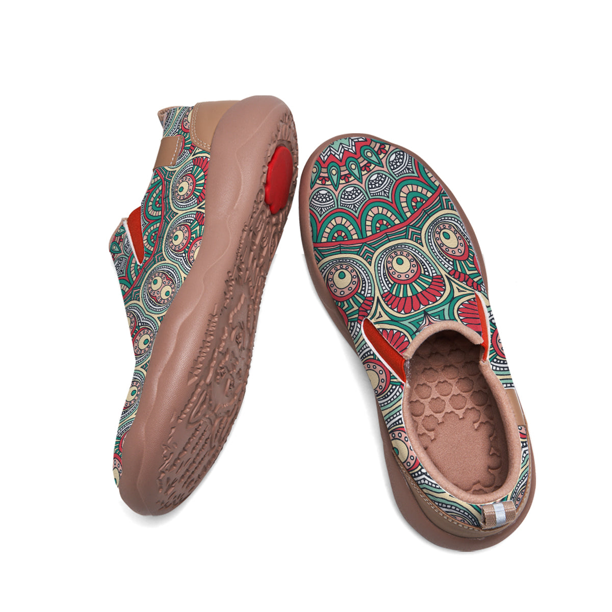 Color Mandala Slip On