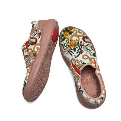 Bohe Style Flower Slip On