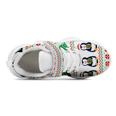 Christmas Penguin Kids Running Shoes