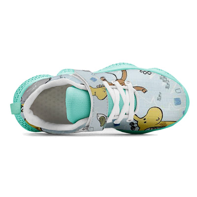 Giraffe And Monkey Kids Running Shoes