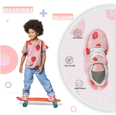 Strawberry Kids Running Shoes