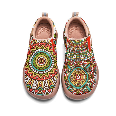 Ethnic Patterns Mandala Slip On