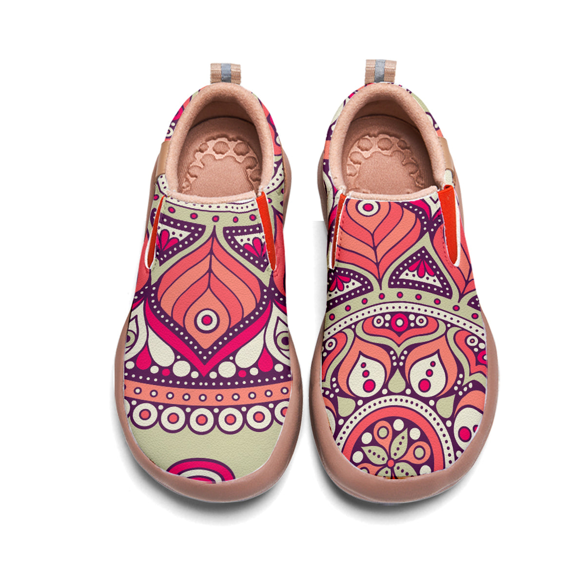 Ethnic Patterns Mandala Slip On