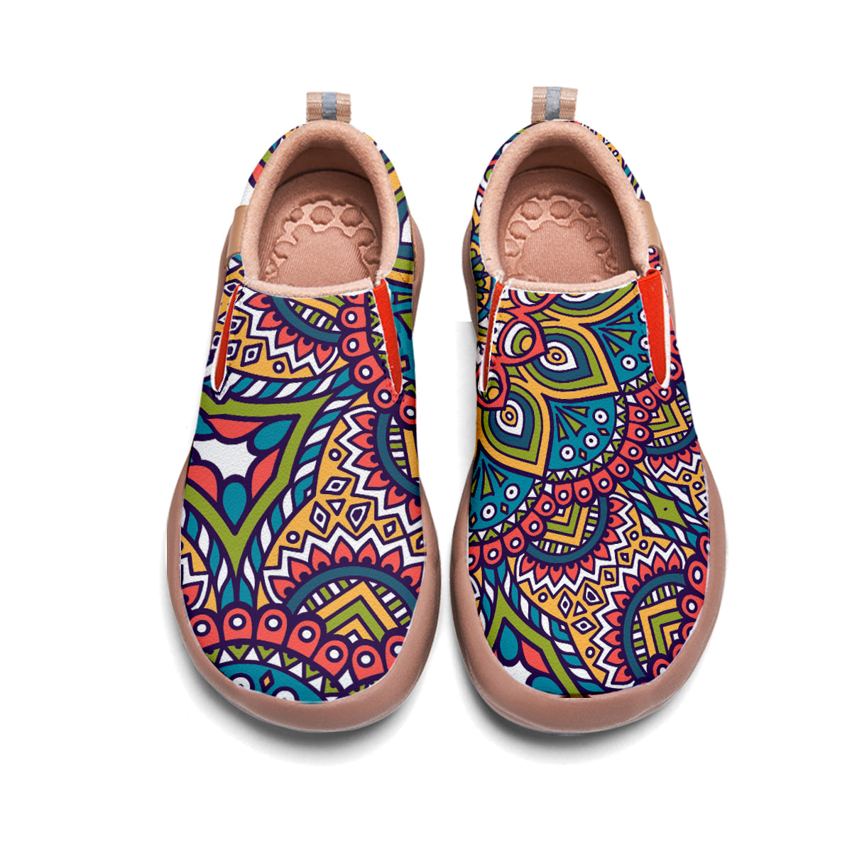 Ethnic Patterns Mandala Slip On