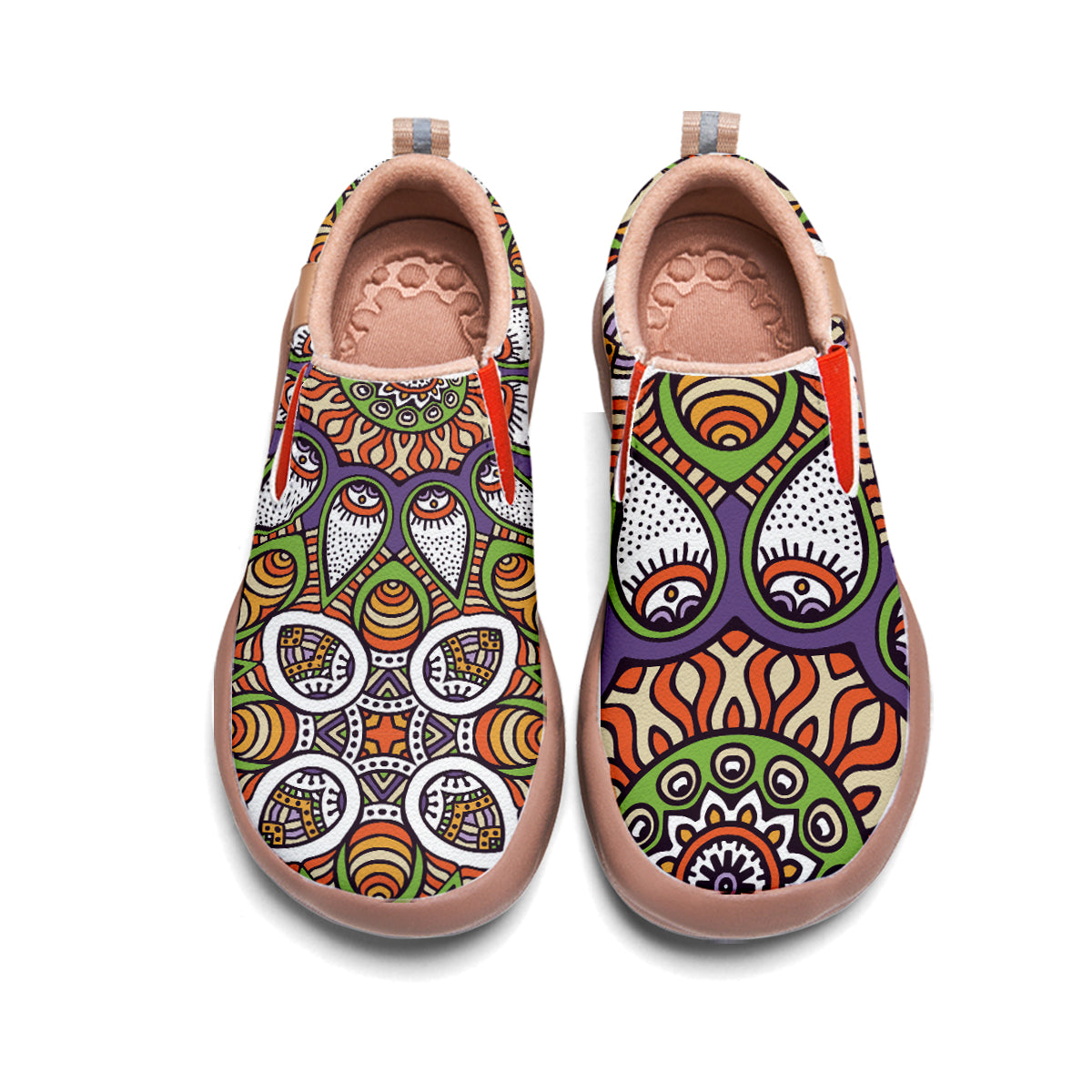 Ethnic Patterns Mandala Slip On