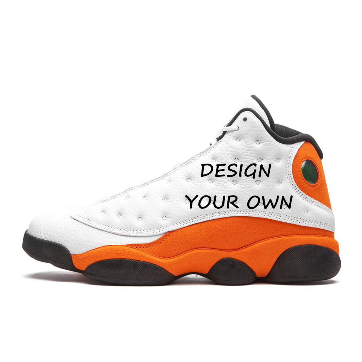 Custom Orange Retro Sneaker