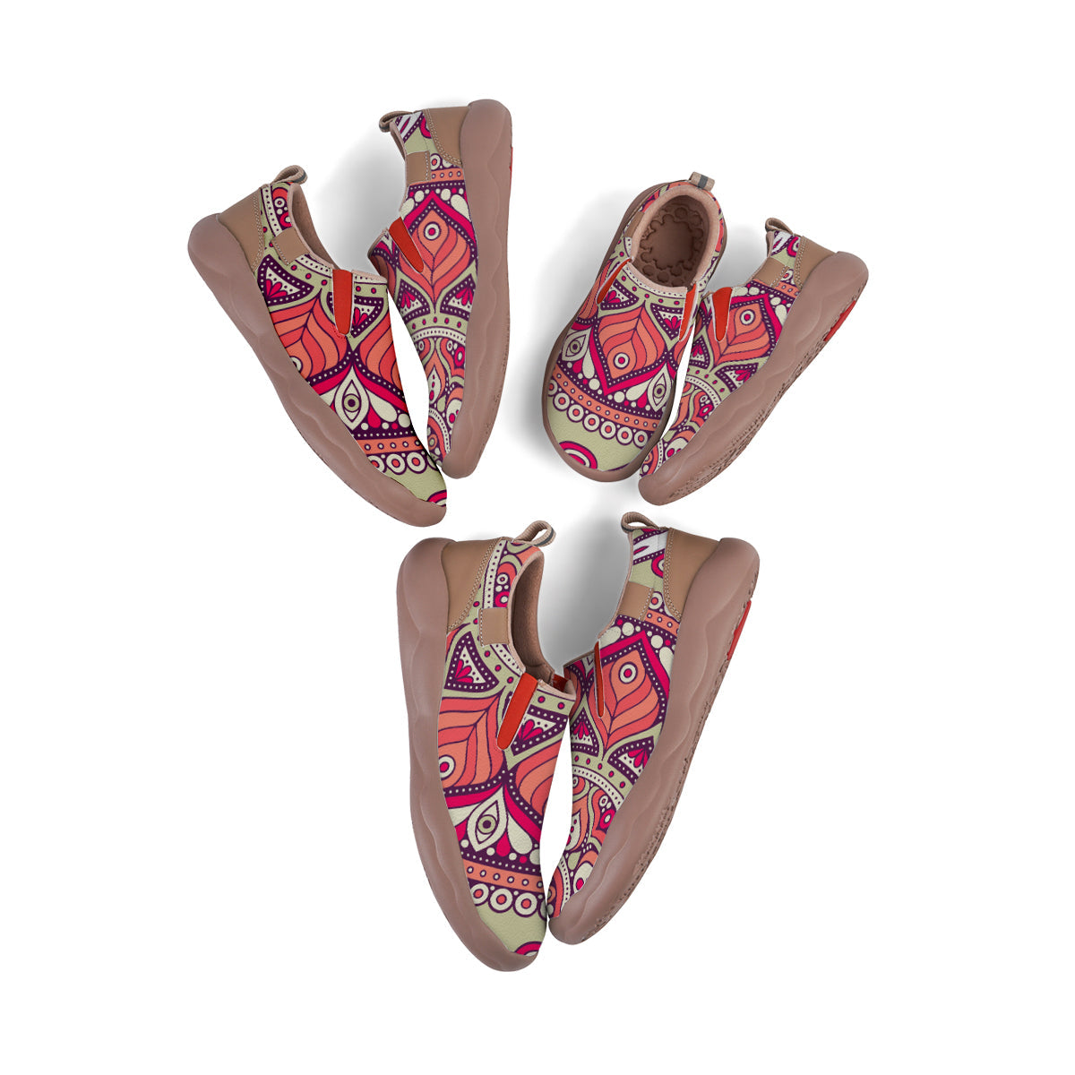 Ethnic Patterns Mandala Slip On