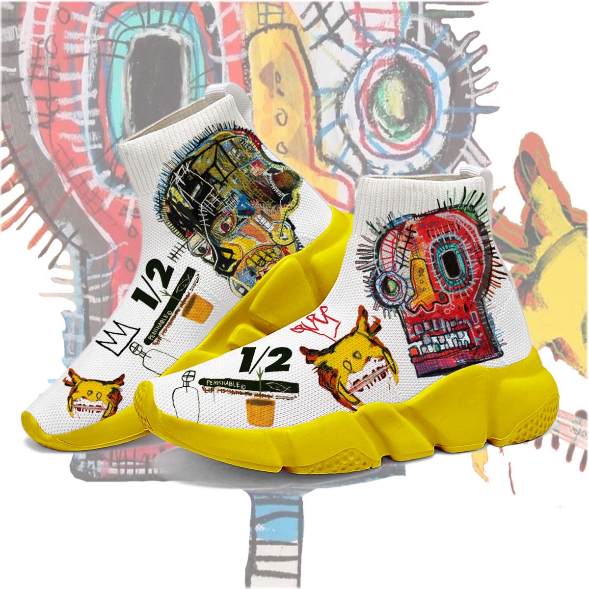 Graffiti Basquiat Kids Speed Trainer