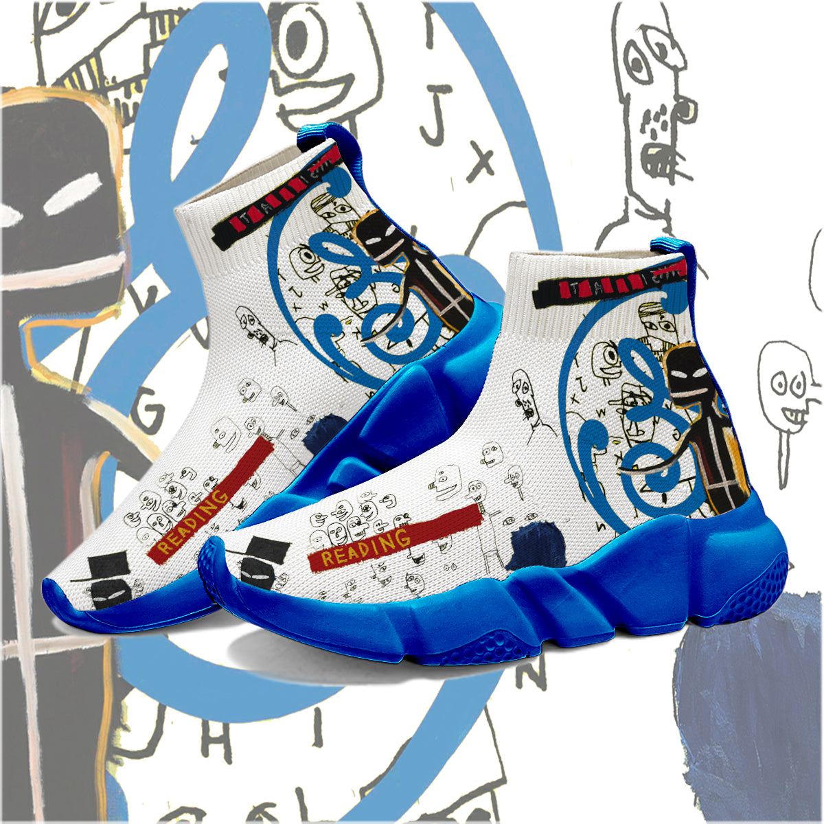 Graffiti Basquiat Kids Speed Trainer