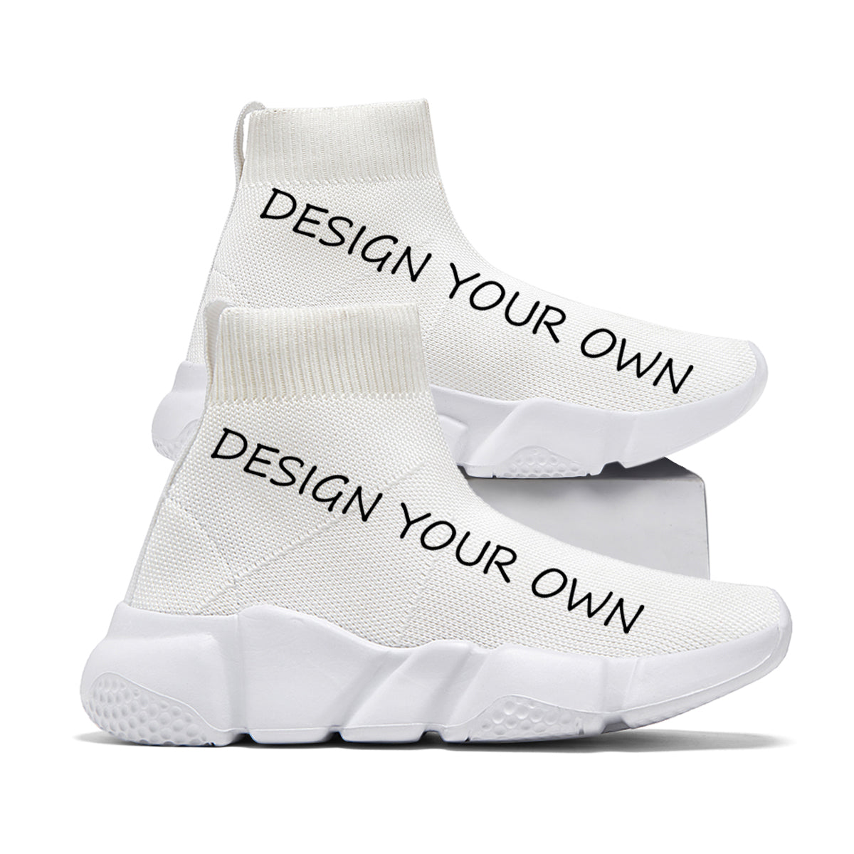 Custom White Kids Speed Trainer