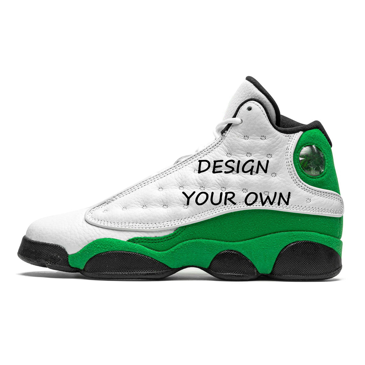 Custom Green Retro Sneaker