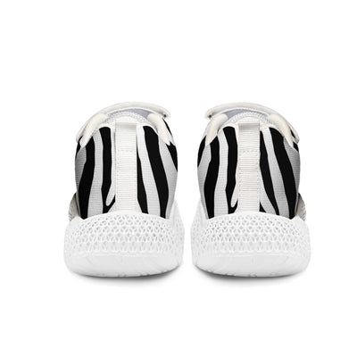 Zebra Print Kids Running Shoes