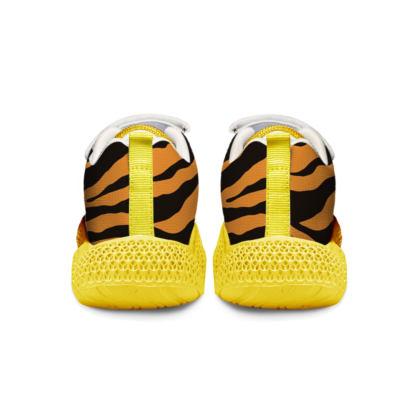 Tiger Print Kids Running Shoes